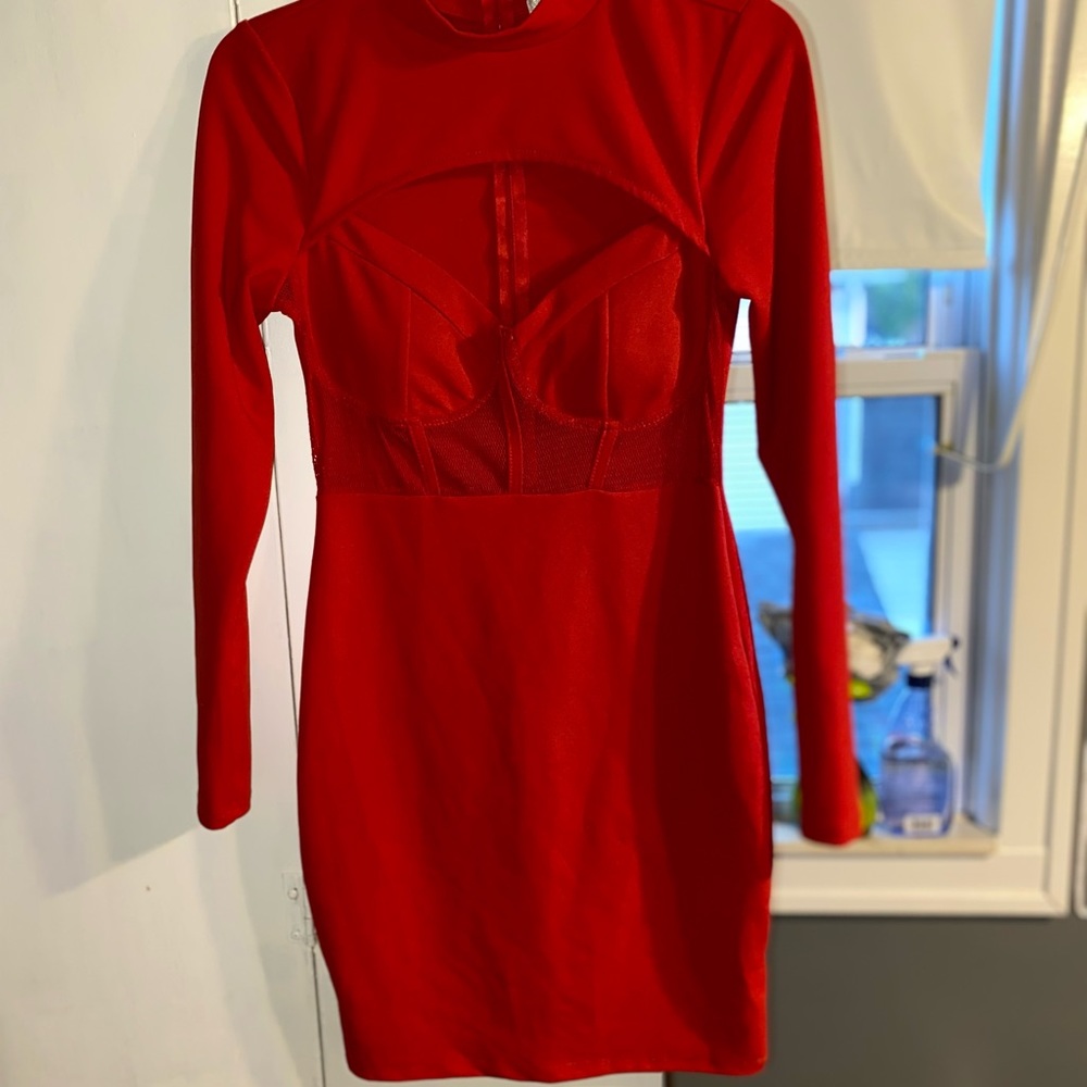 Red dress